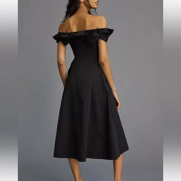 Maeve Off-Shoulder Bow Midi Dress - Picture 4 of 7